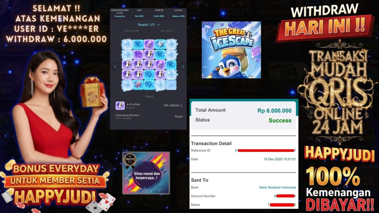 HAPPYJUDI JACKPOT SLOT THE GREAT ICESCAPE